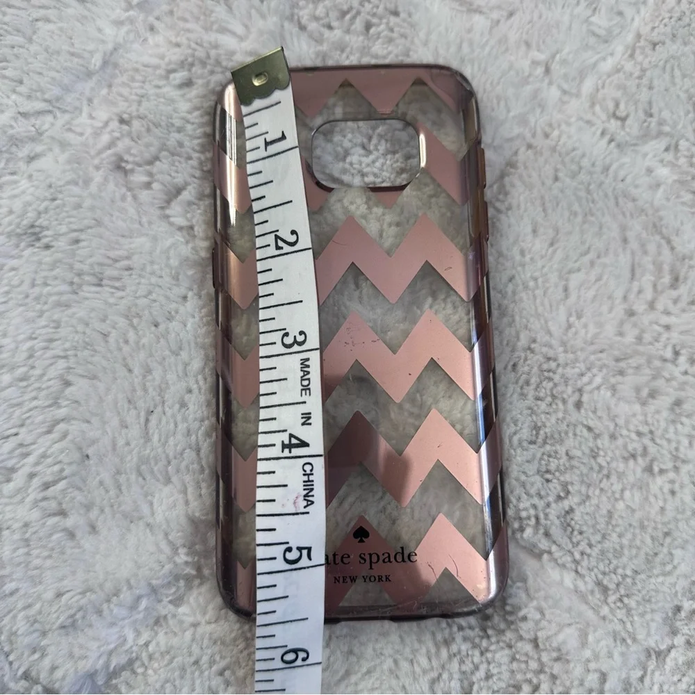 Kate Spade | Chevron Rose gold/Clear | Galaxy S7